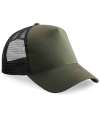 B640 Snapback Trucker Cap Olive Green / Black colour image